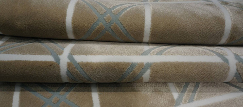 Бельгийский ковёр из вискозы и акрила (0CA001/ICE BEIGE AB4/110x)