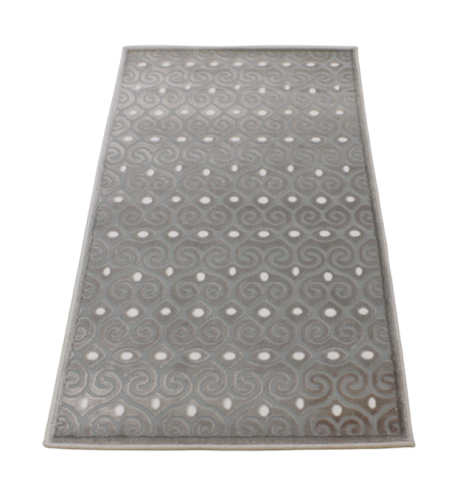 Бельгийский ковёр из вискозы и акрила (CA004B/SILVER AB1/200x140)