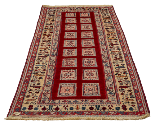Иранский ковёр из шерсти (15-02813-2/221x81)