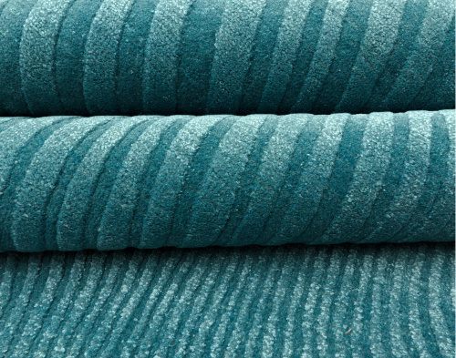 Индийский ковёр из шерсти и вискозы (HT-945/TEAL/300x200)