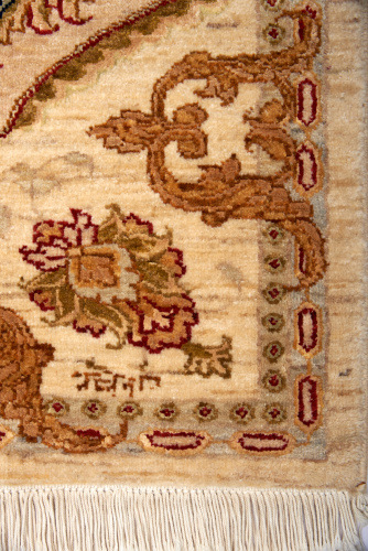 Иранский ковёр из шерсти (07-1105/309x152)