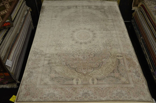 Бельгийский ковёр из бамбуковой вискозы (IS147B/D.GREYPSTLP4/230x1)