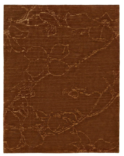 Индийский ковёр из шерсти и арт-шёлка (14-3644/307x245)