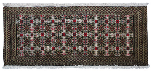 Иранский ковёр из шерсти (17-1032416 /110x45)