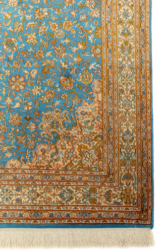 Индийский ковёр из шёлка (15-10745/190x121)