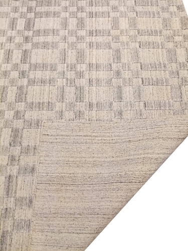 Индийский ковёр из шерсти и арт-шёлка (5057/HAVANA HANDLOOM/GREY)