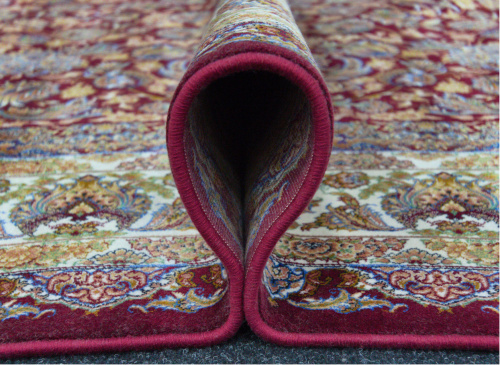 Иранский ковёр из шёлка и модала (QUM 617 /Red/200x150)