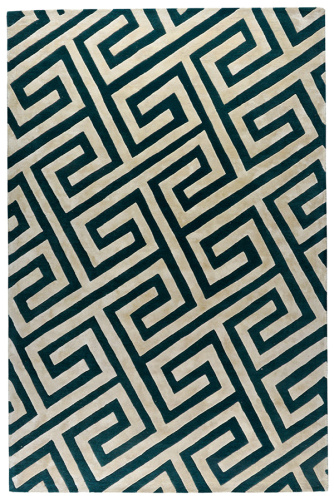 Индийский ковёр из шерсти и вискозы (HT976/BEIGE.GREEN/240x170)