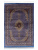 Иранский ковёр из шёлка и модала (QUM 601 /Blue/150x100)