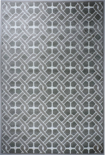 Бельгийский ковёр из вискозы (OCA005/SILVER/230x160)