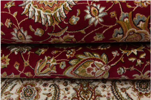 Бельгийский ковёр из бамбуковой вискозы (IS010H/RED/160x160)