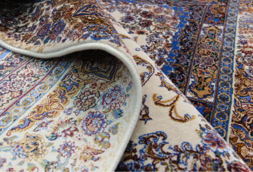 Иранский ковёр из шёлка и модала (QUM 632k /Cream/150x100)