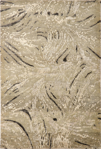 Индийский ковёр из шерсти и арт-шёлка (MV-1996/152x102/Natural) 