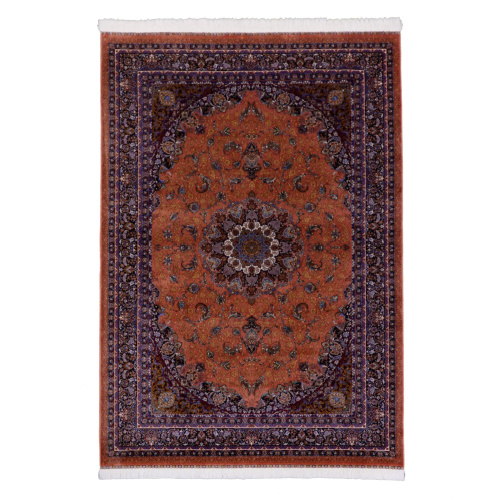 Иранский ковёр из шёлка и модала (QUM 623 /Rose/200x150)
