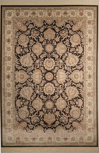 Бельгийский ковёр из бамбуковой вискозы (OIS023/ANTRACITEPASTEL/34)