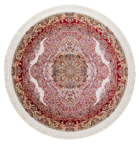 Бельгийский ковёр из бамбуковой вискозы (I102BH/SILVER/160x160)