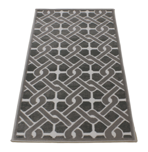 Бельгийский ковёр из вискозы (OCA005/SILVER/230x160)